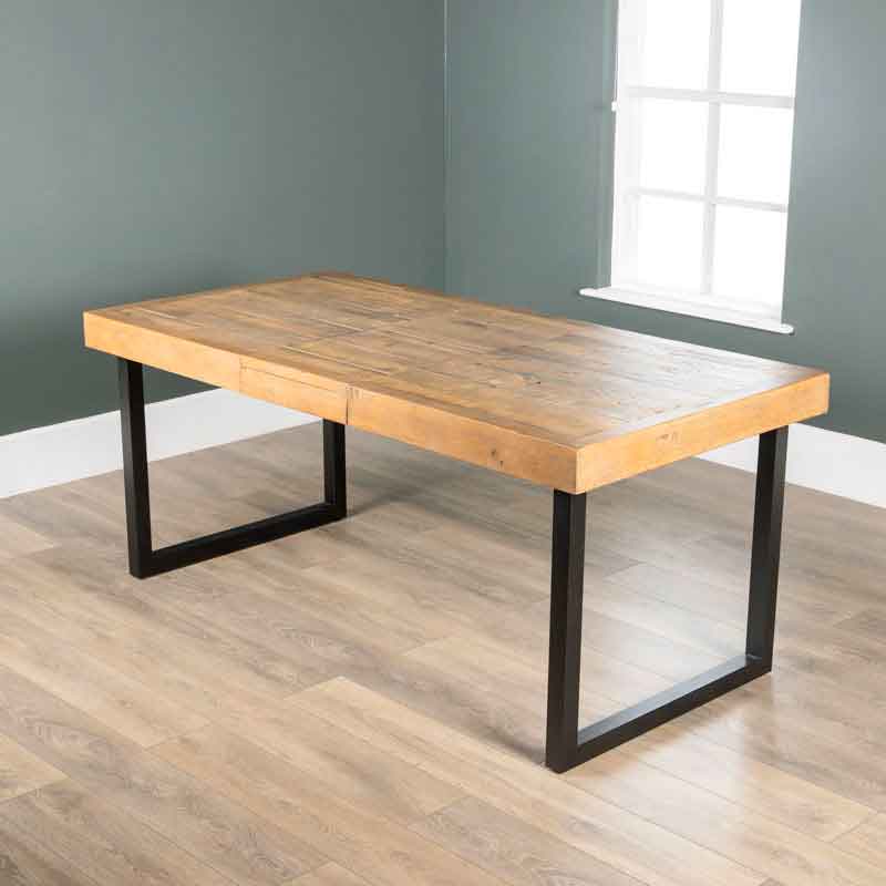 Lincoln Extending Table with 6 Vancouver Emerald Chairs