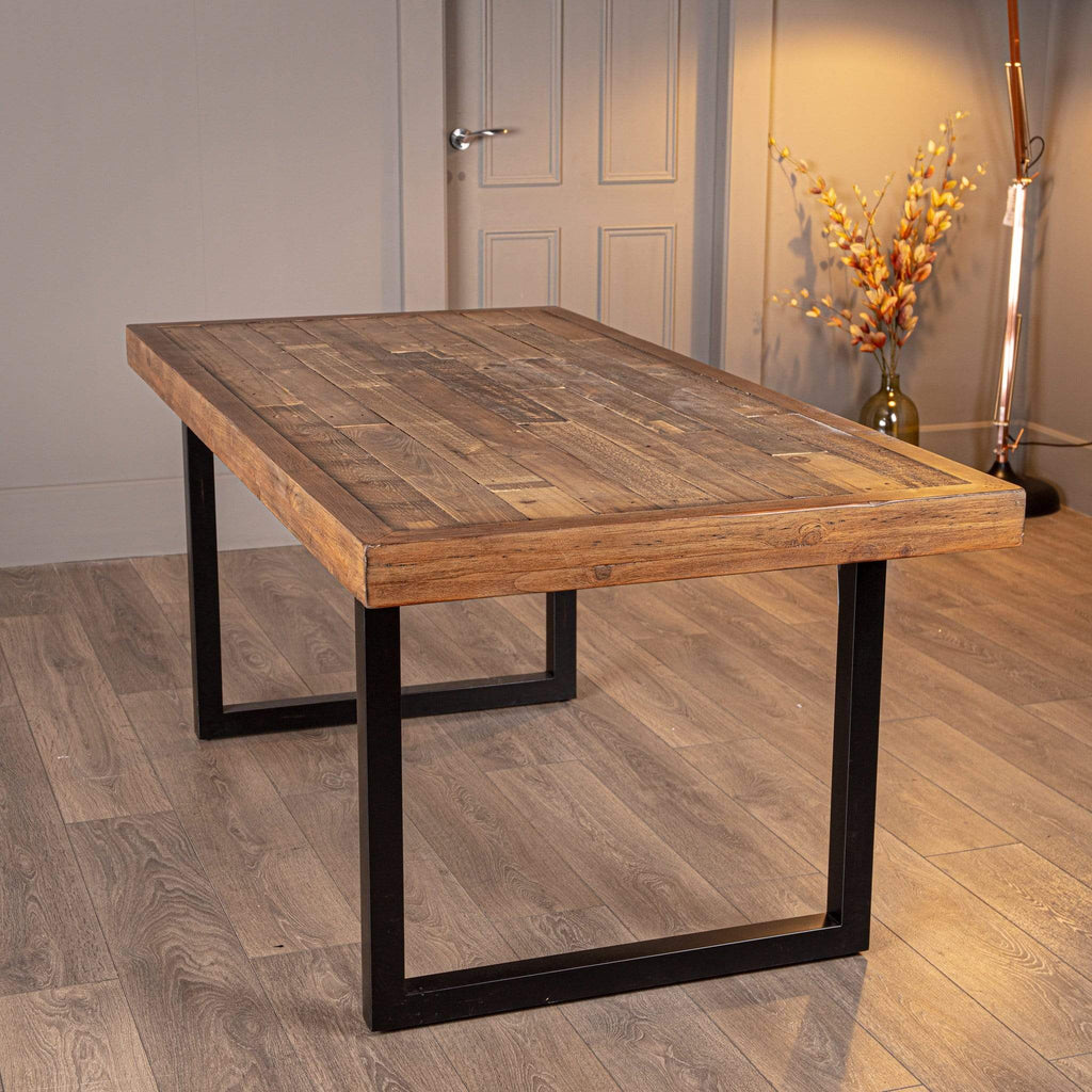 Lincoln Fixed Table And 6 Grey Toronto Chairs