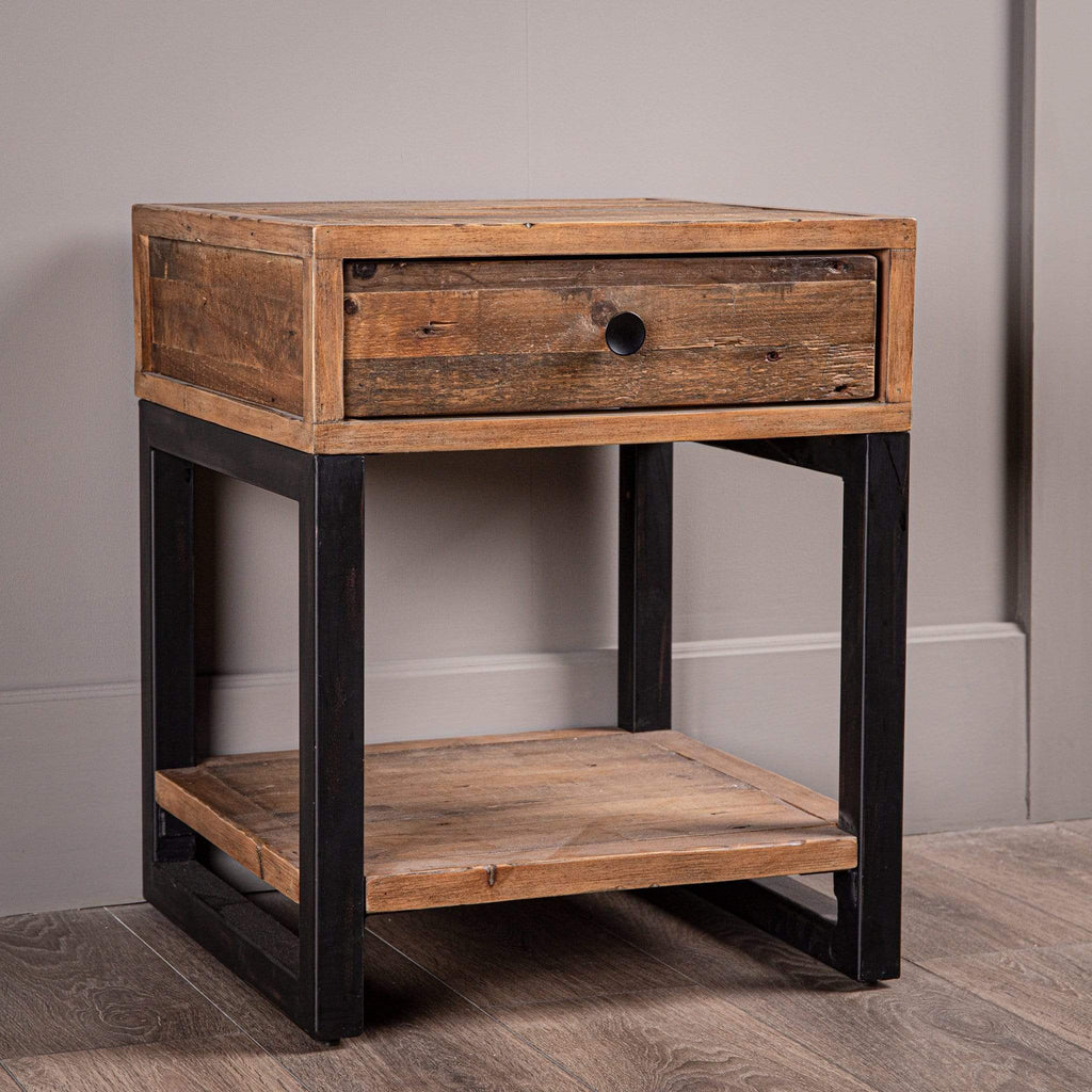 Lincoln Rustic Lamp Table
