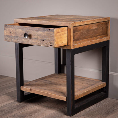 Lincoln Rustic Lamp Table