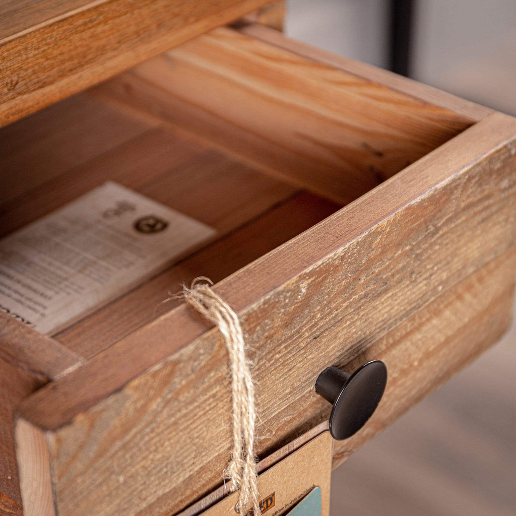 Lincoln Rustic Oak Desk