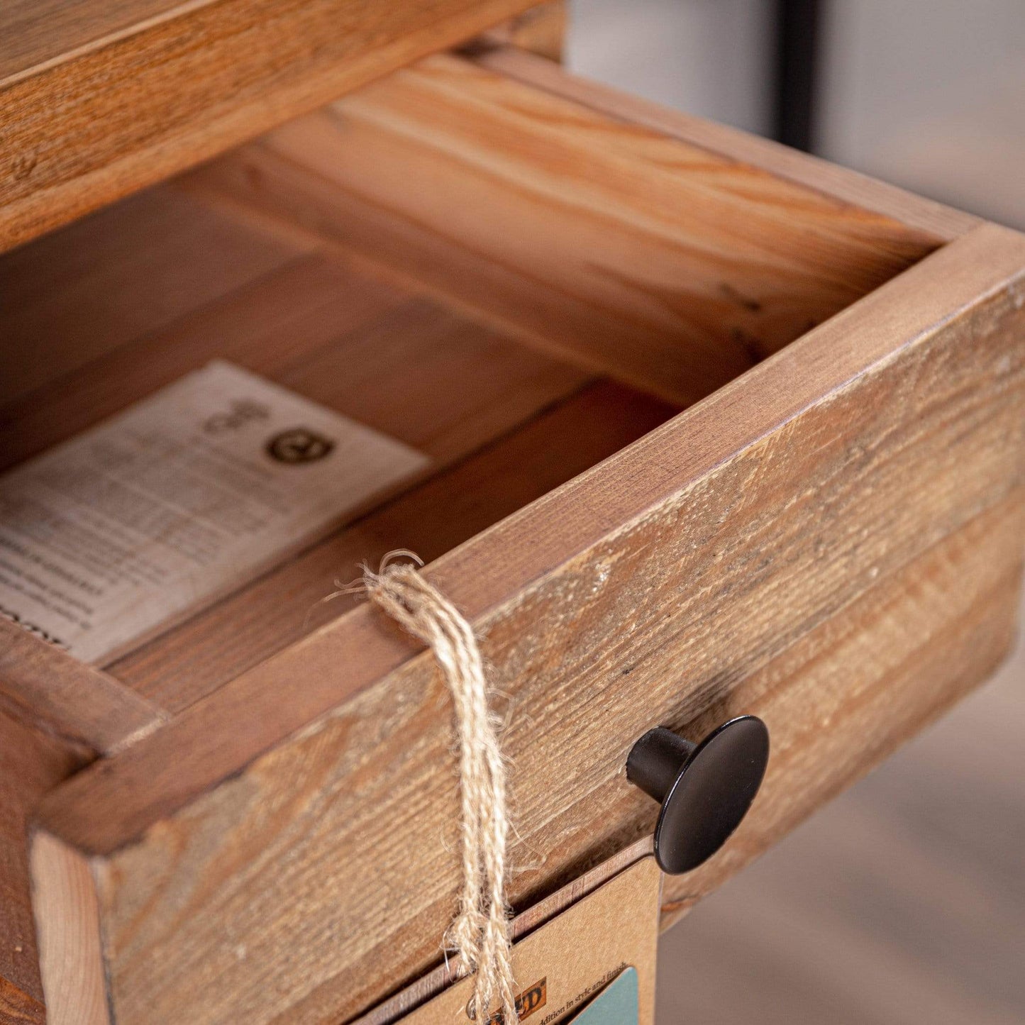Lincoln Rustic Oak Desk