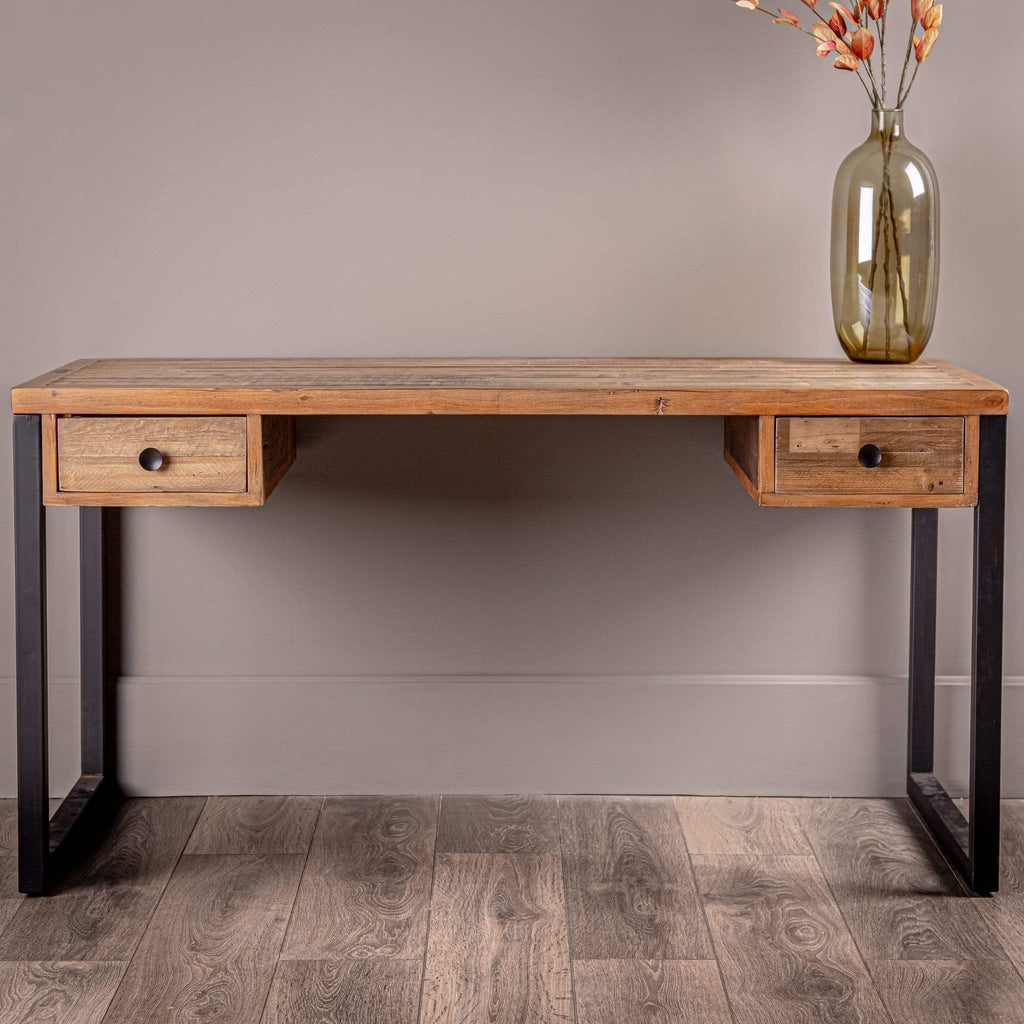 Lincoln Rustic Oak Desk