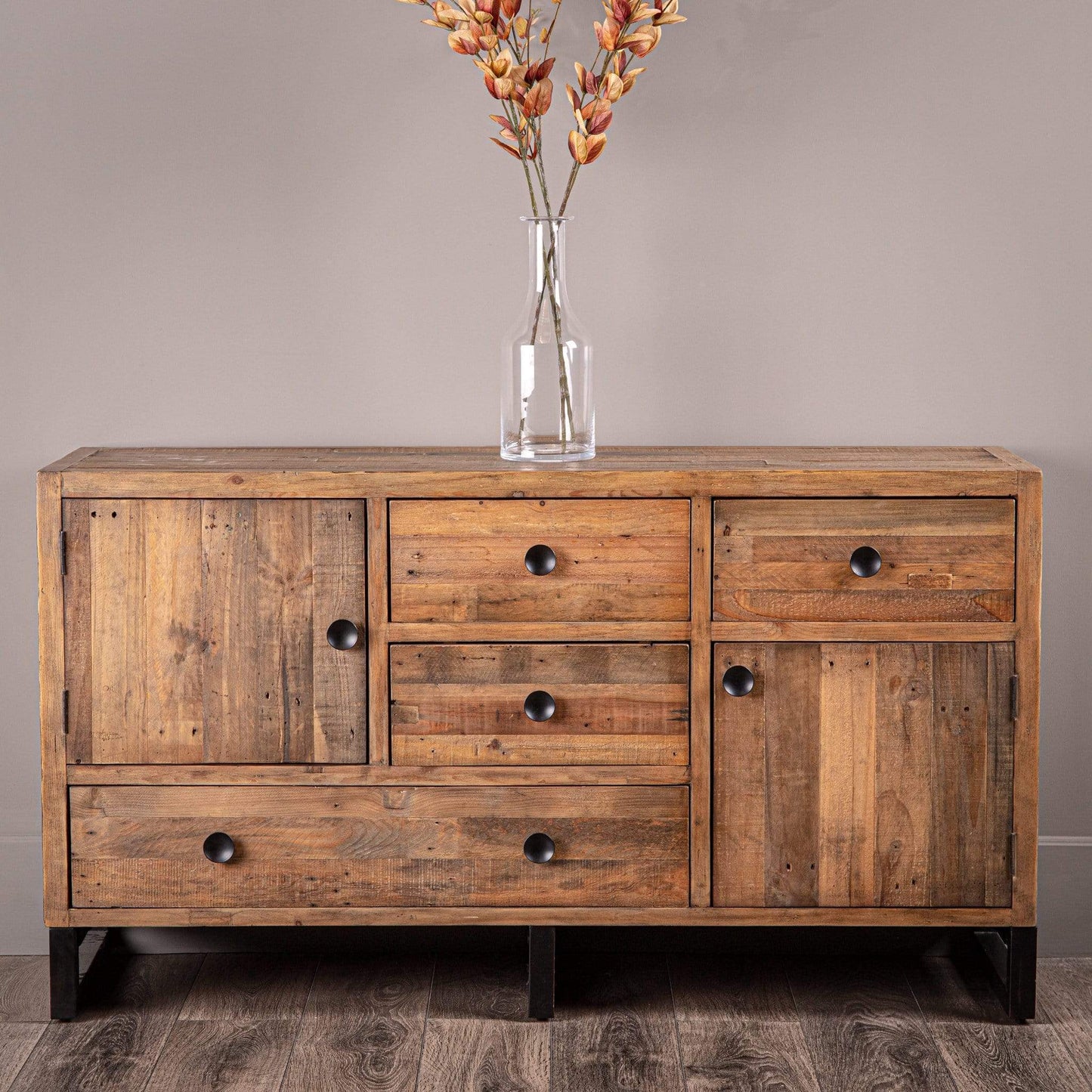 Lincoln Rustic Wide Sideboard