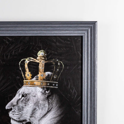 Lion And Lioness Picture And Frame