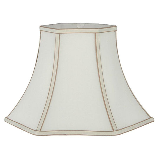 Porto Cream Polysilk Bowed Shade 50cm