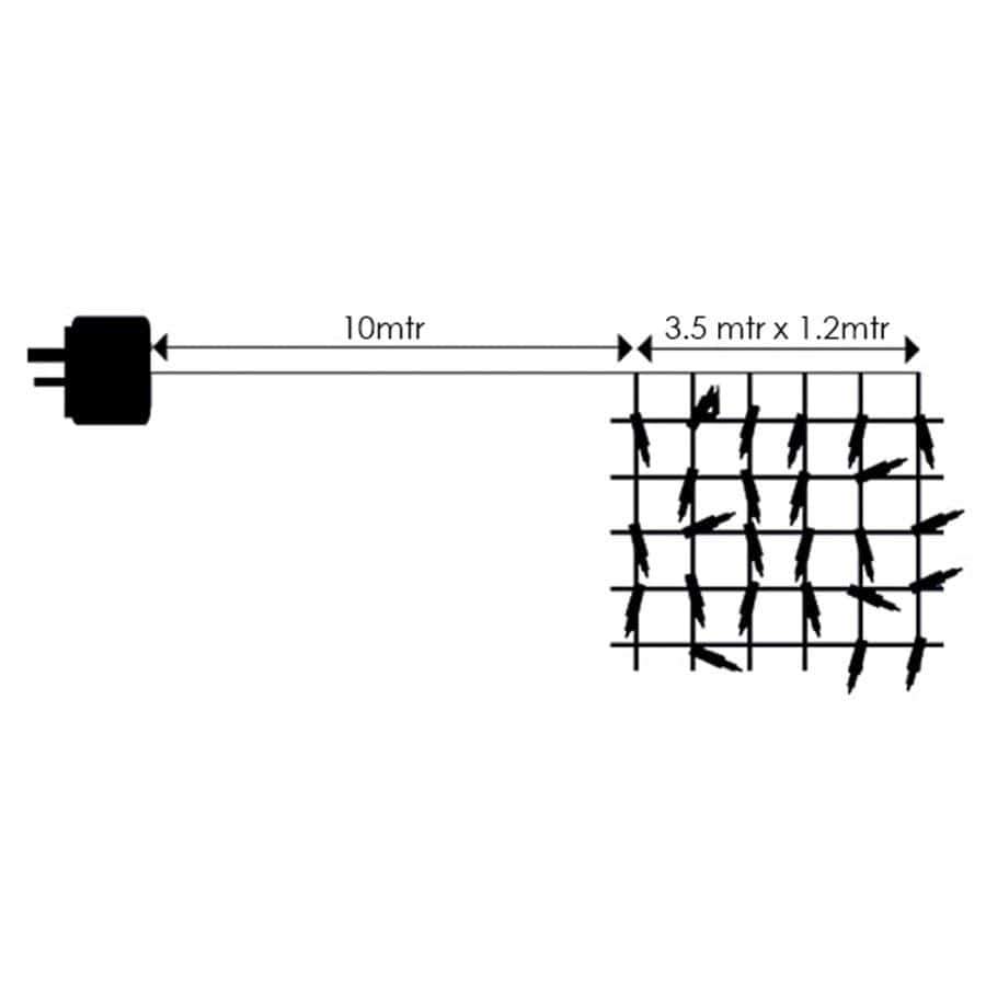 Premier 360 Multi Coloured Led Net Light