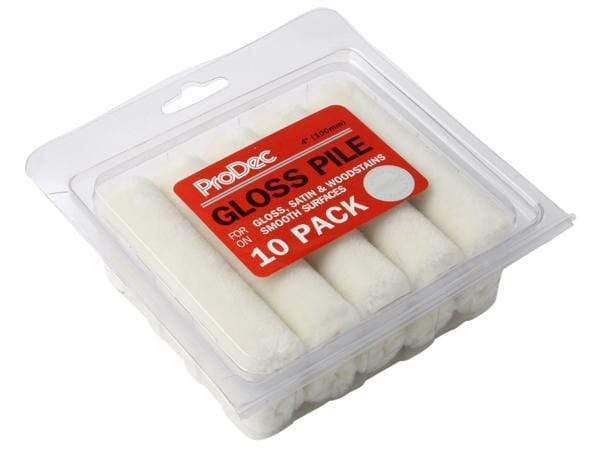 Prodec 10 Pack Gloss Pile Mini 4 Roller Refills