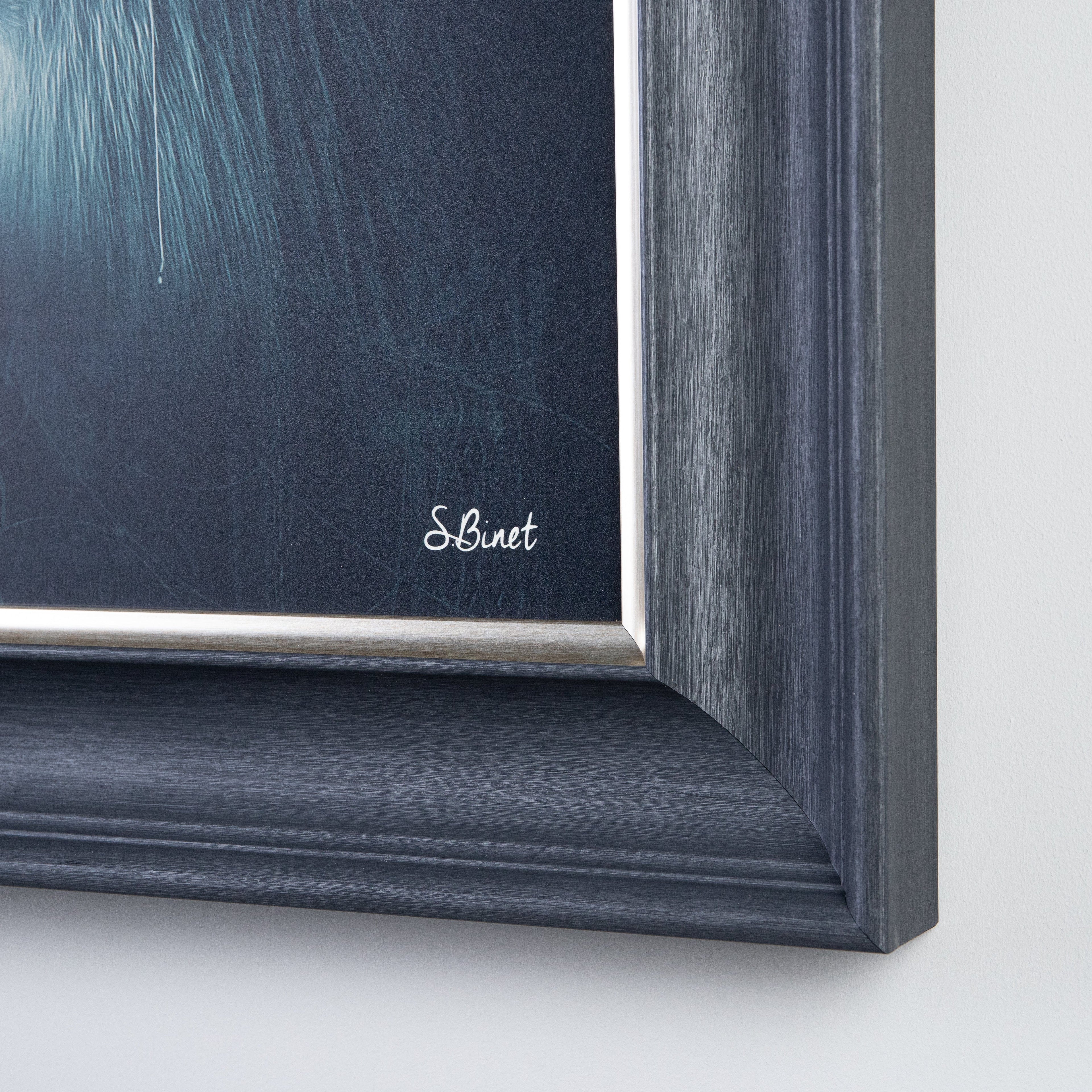 Shh Lion Mafia King & Queen Framed Picture 114 X 74