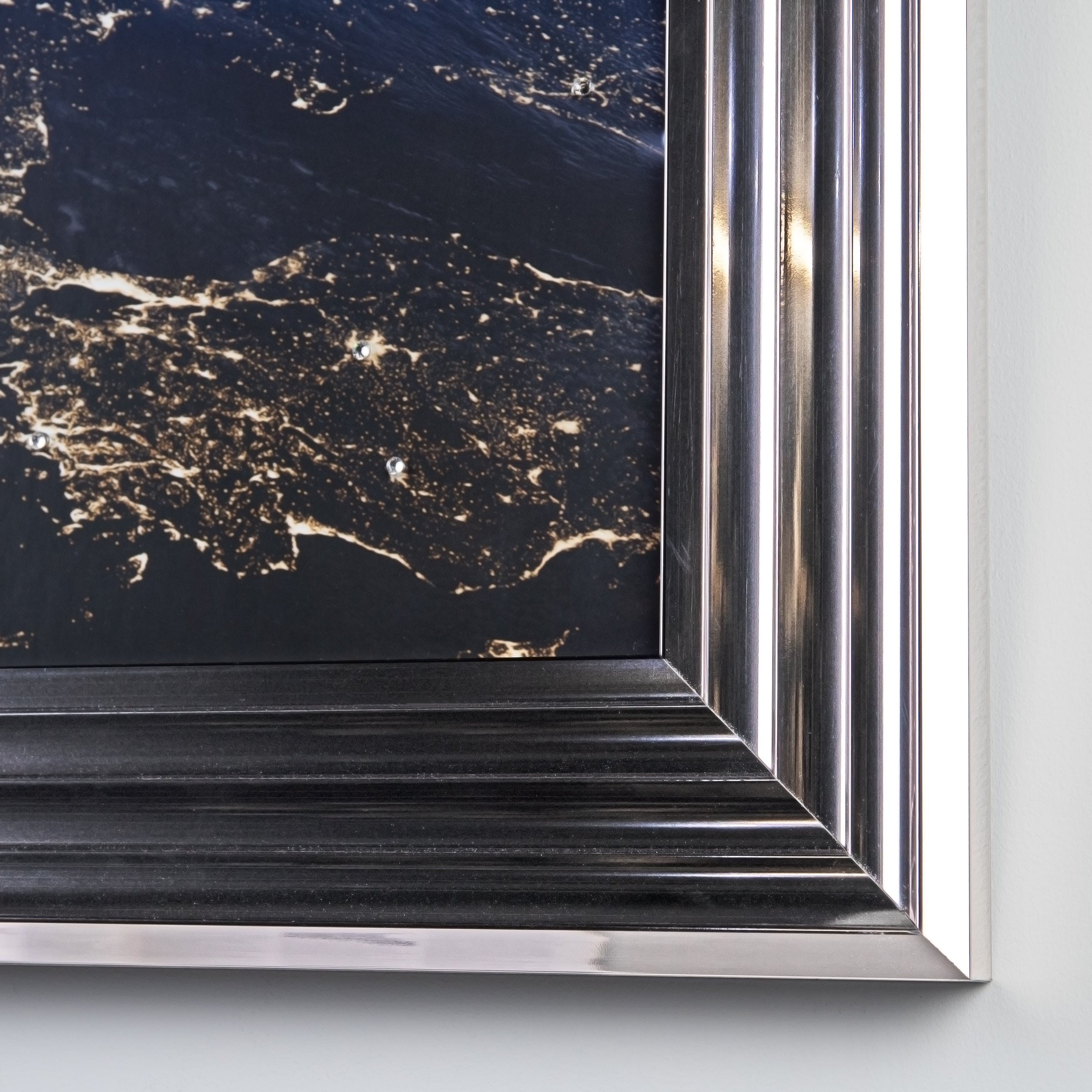 Shh World From Above Framed Picture 114 X 74Cm