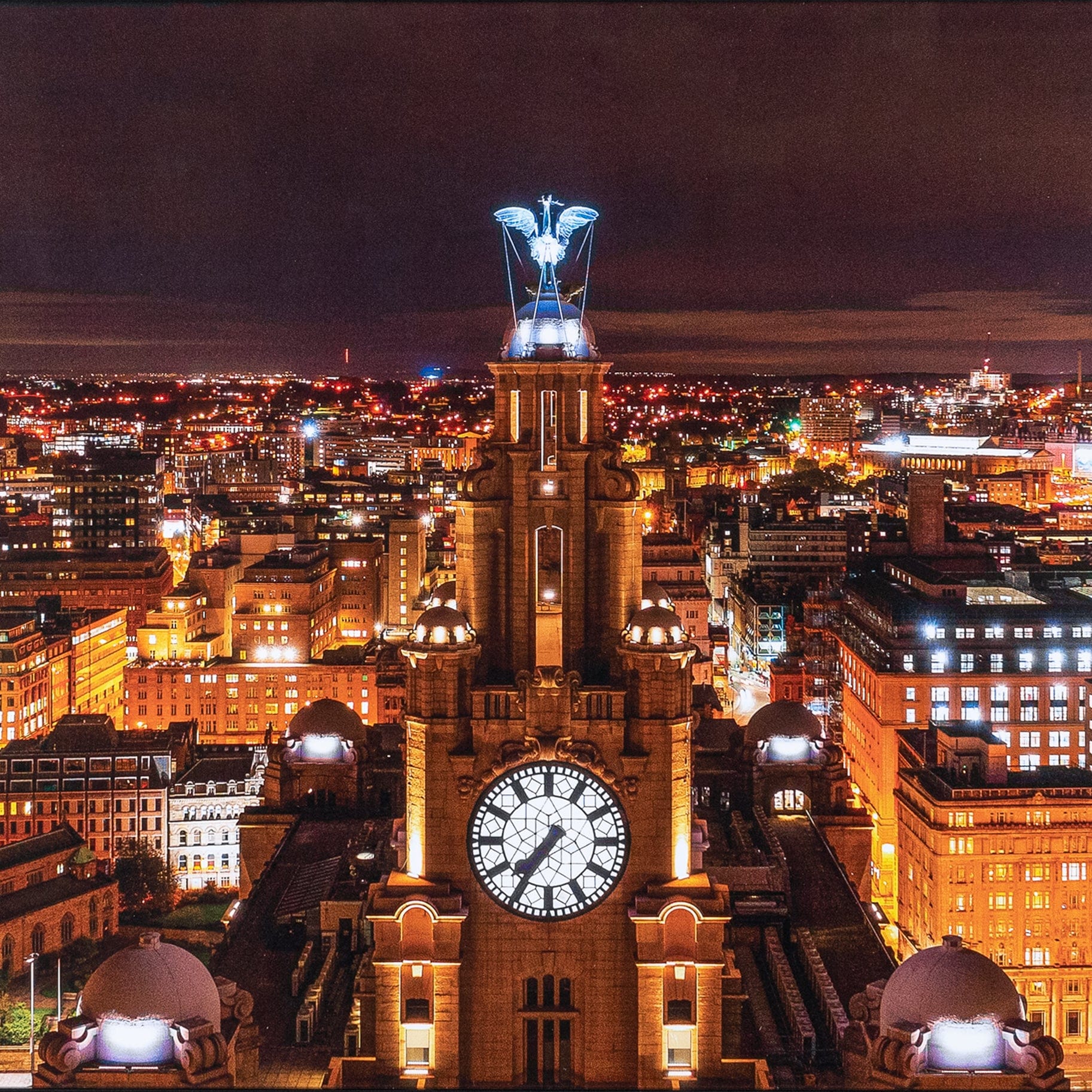 Shh Liverpool Skyline Framed Picture 114 X 74Cm