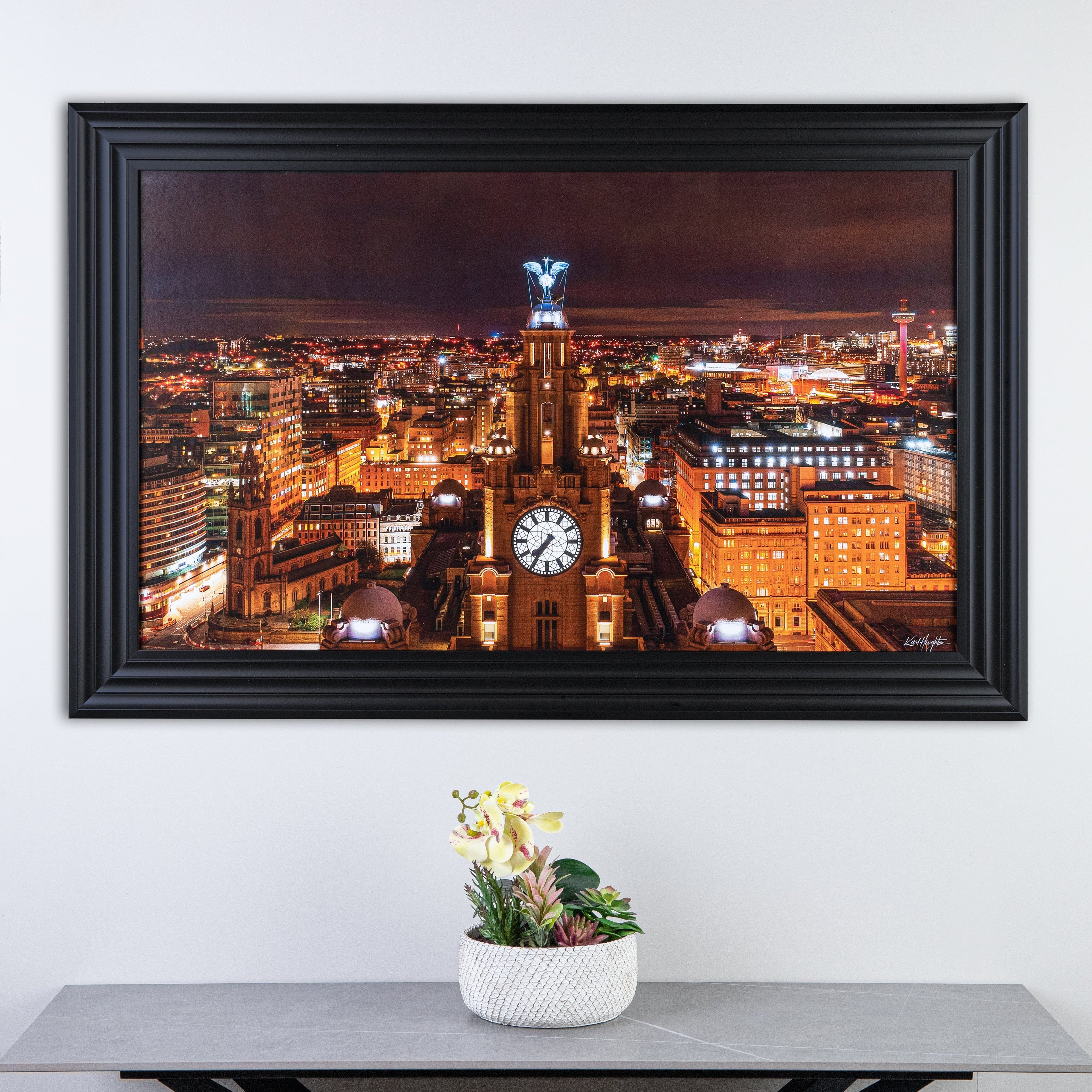 Shh Liverpool Skyline Framed Picture 114 X 74Cm