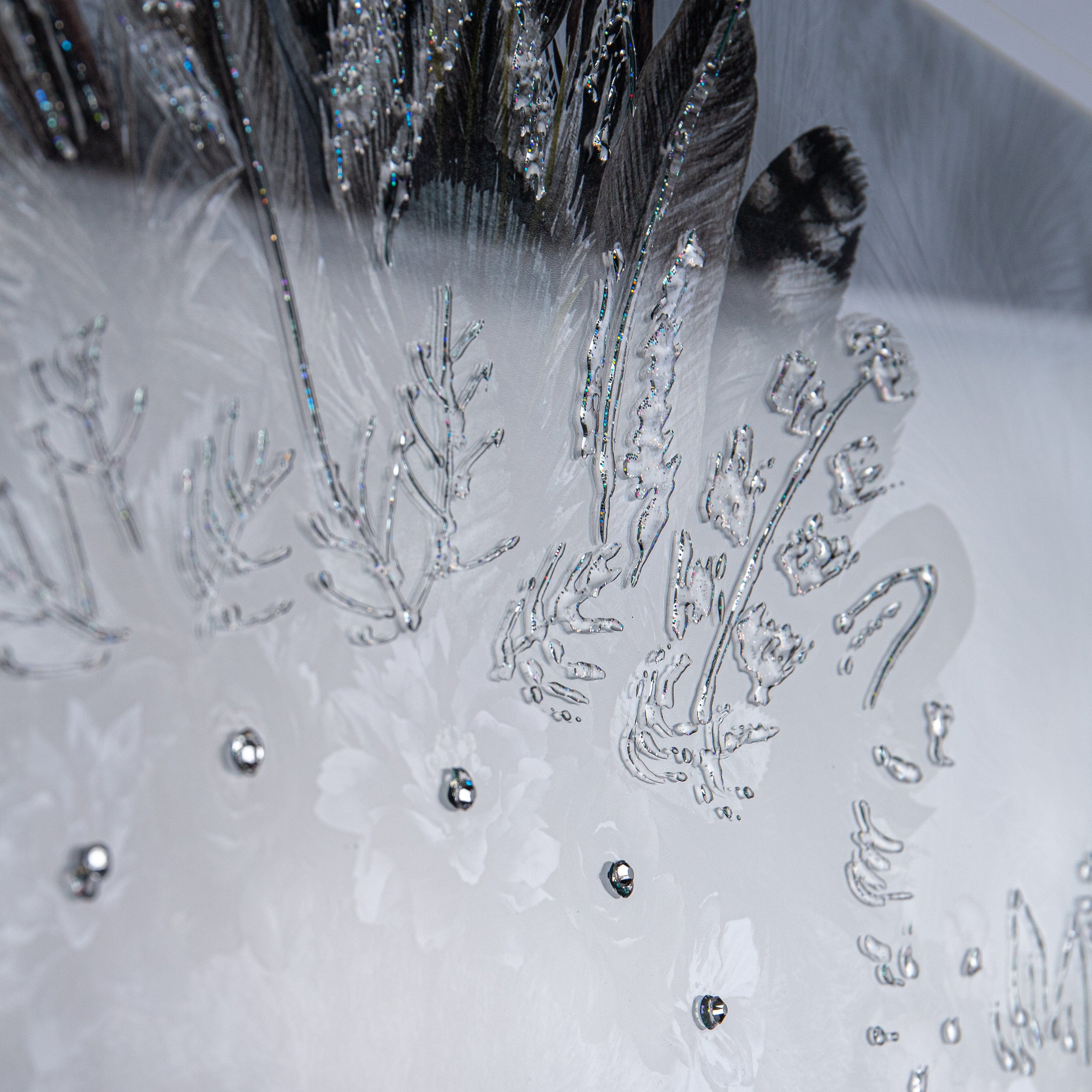 Shh Three Cub Lion Family Framed Picture 90 X 90