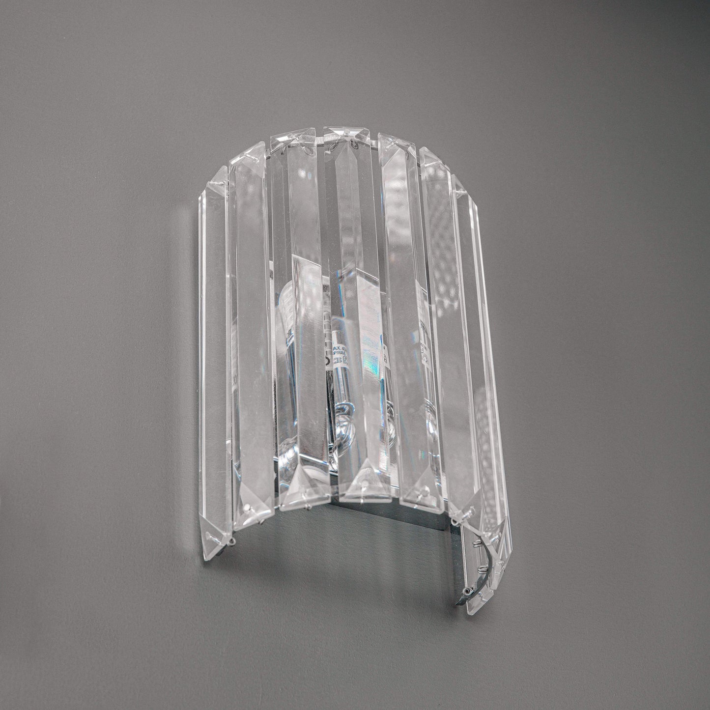 Martos Crystal Wall Light - Polished Chrome