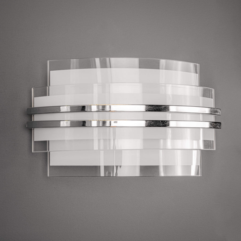 Linares Frosted Glass Wall Light